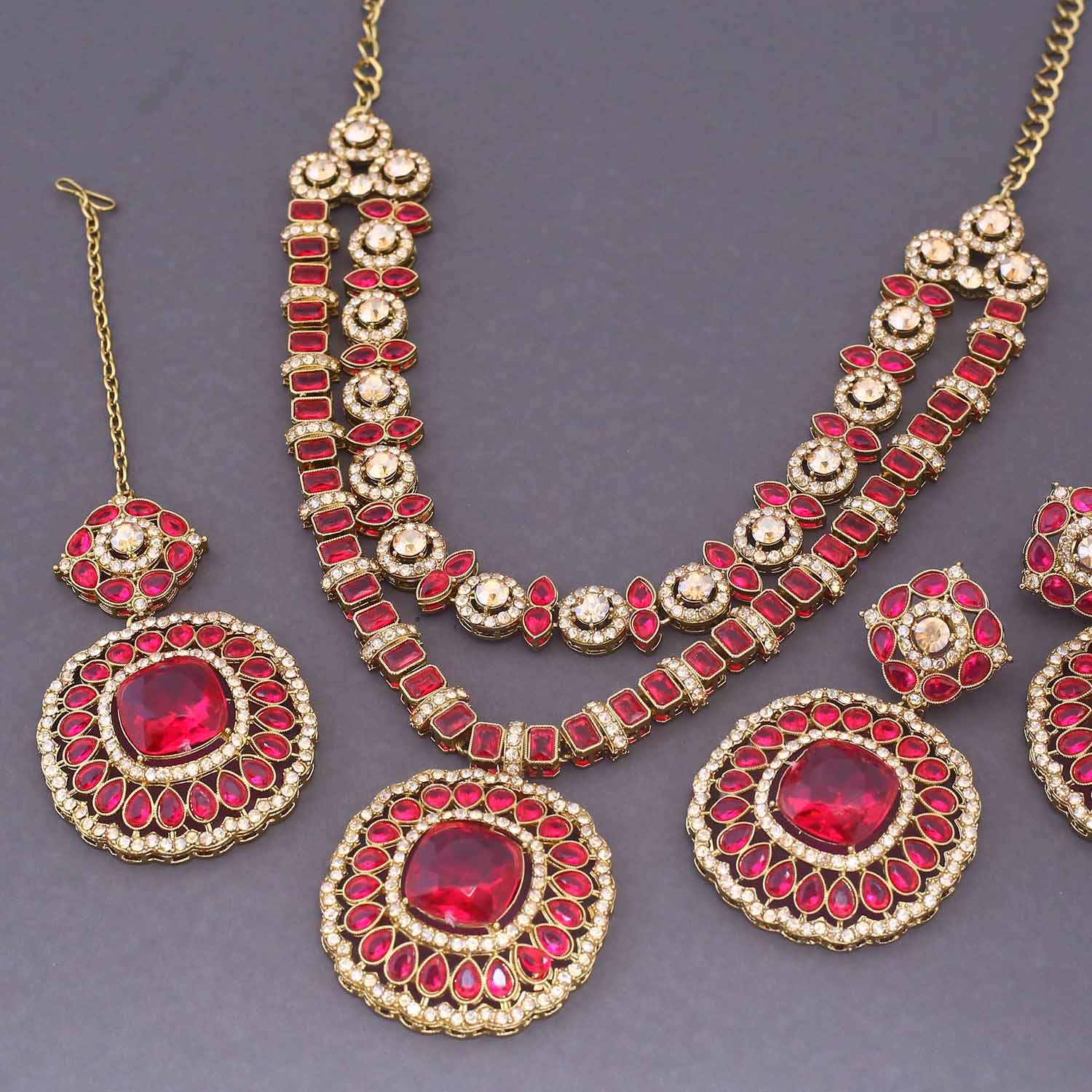 Rani Agastya Kundan Jewellery Set - Image 4