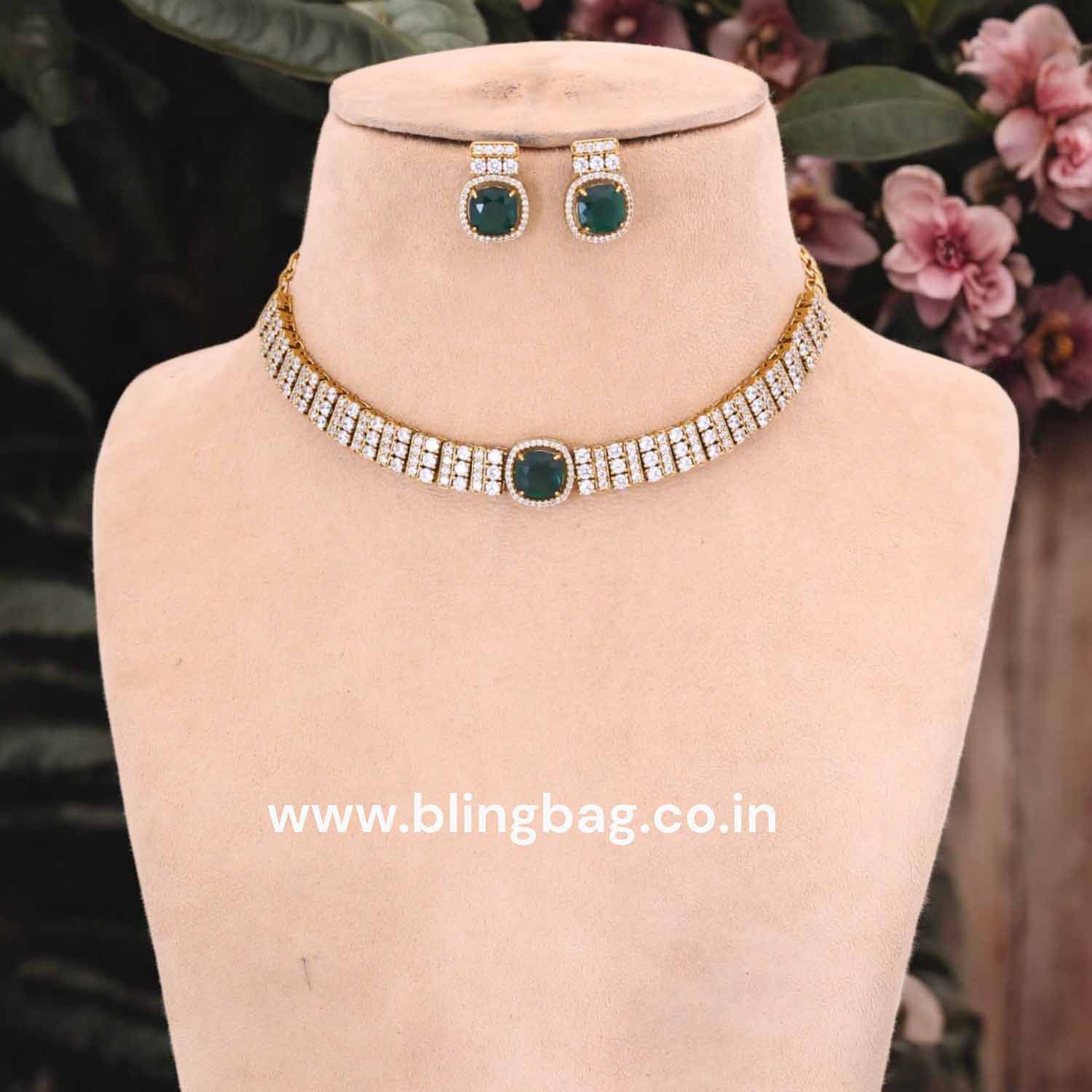 Emerald Anastasija Victorian Jewellery Set - New Arrival - Image 2