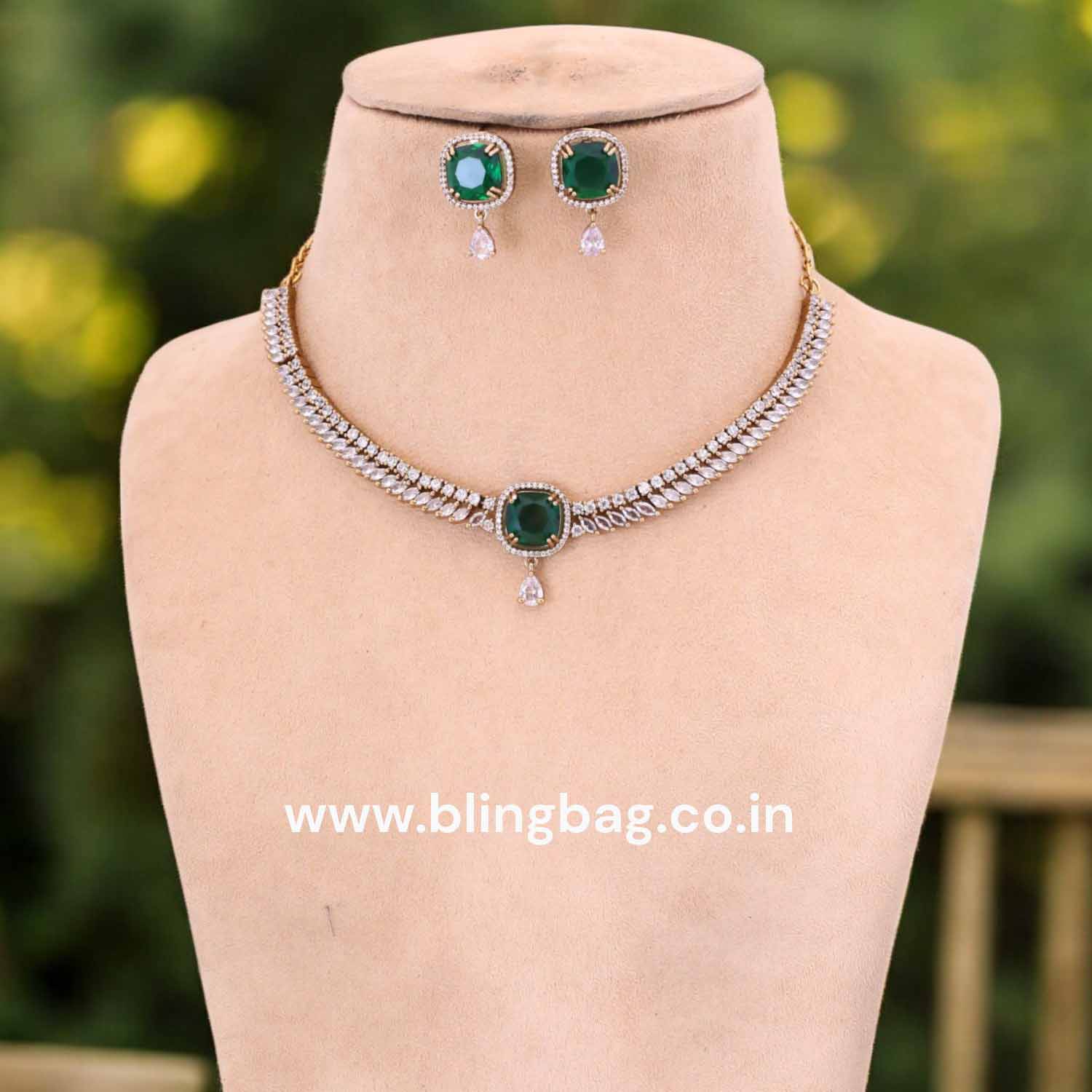 Emerald Andelija Hasli Victorian Jewellery Set - New Arrival - Image 2