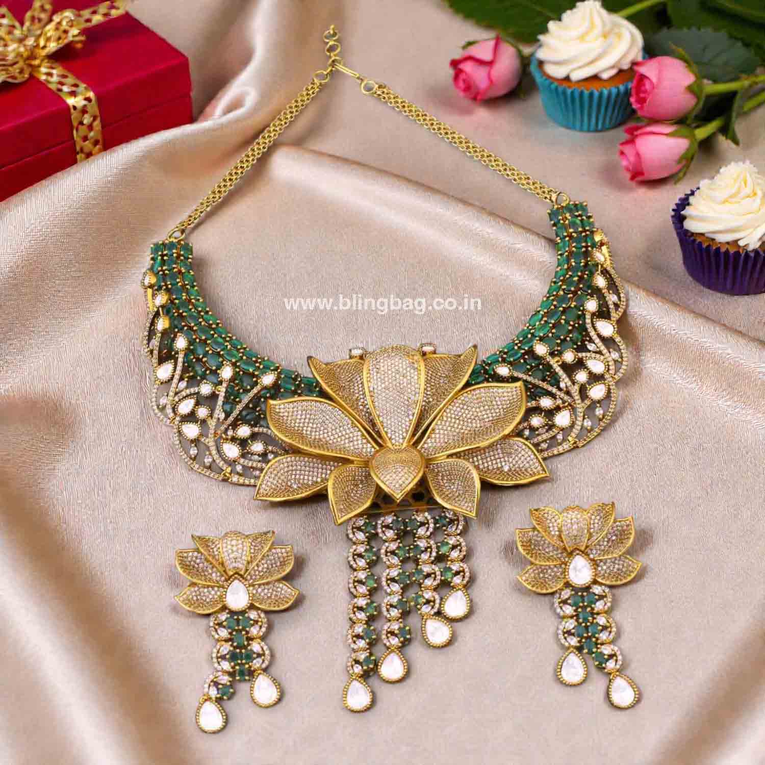 Emerald Anelisa Hasli Victorian Jewellery Set- New Arrivals - Image 2