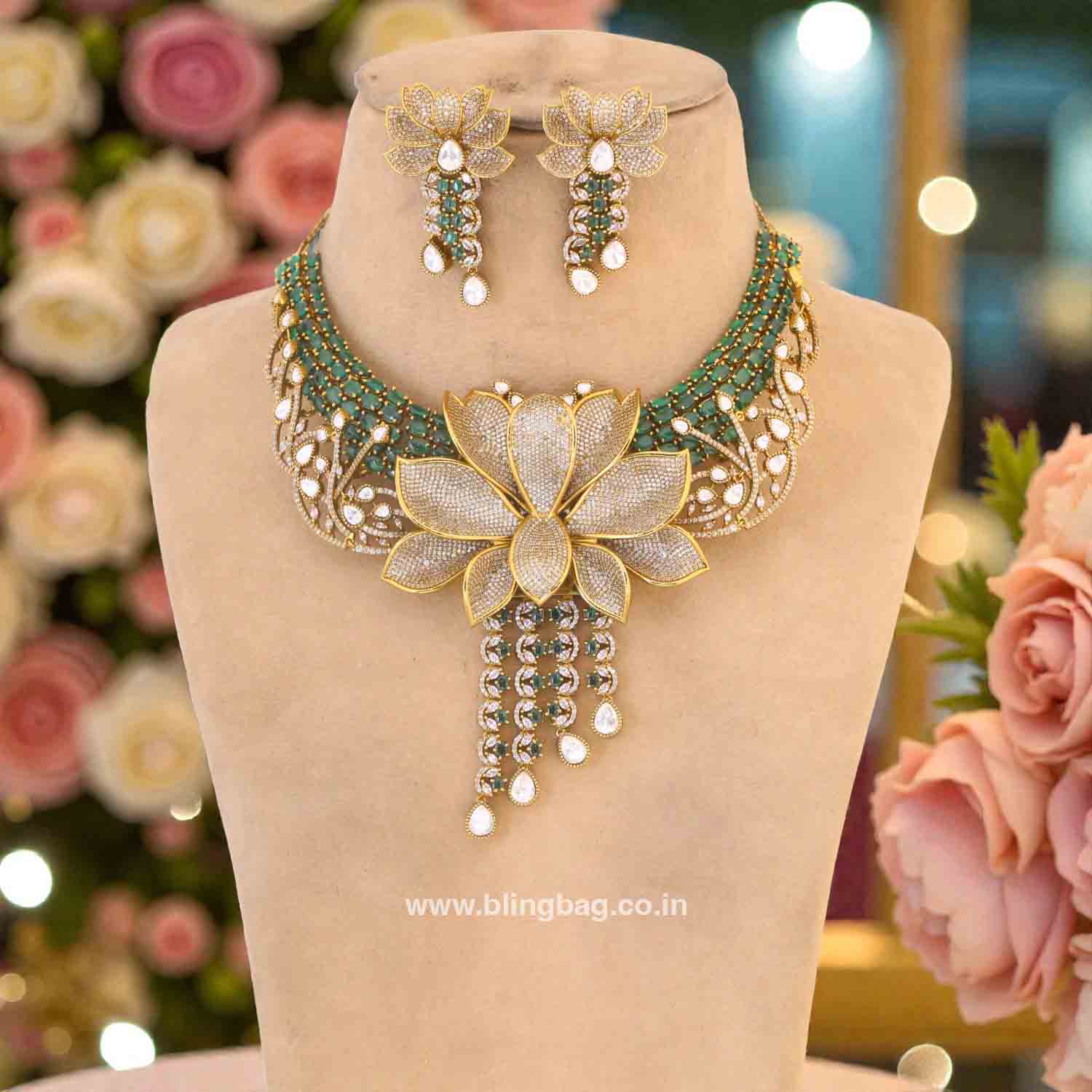 Emerald Anelisa Hasli Victorian Jewellery Set- New Arrivals - Image 3