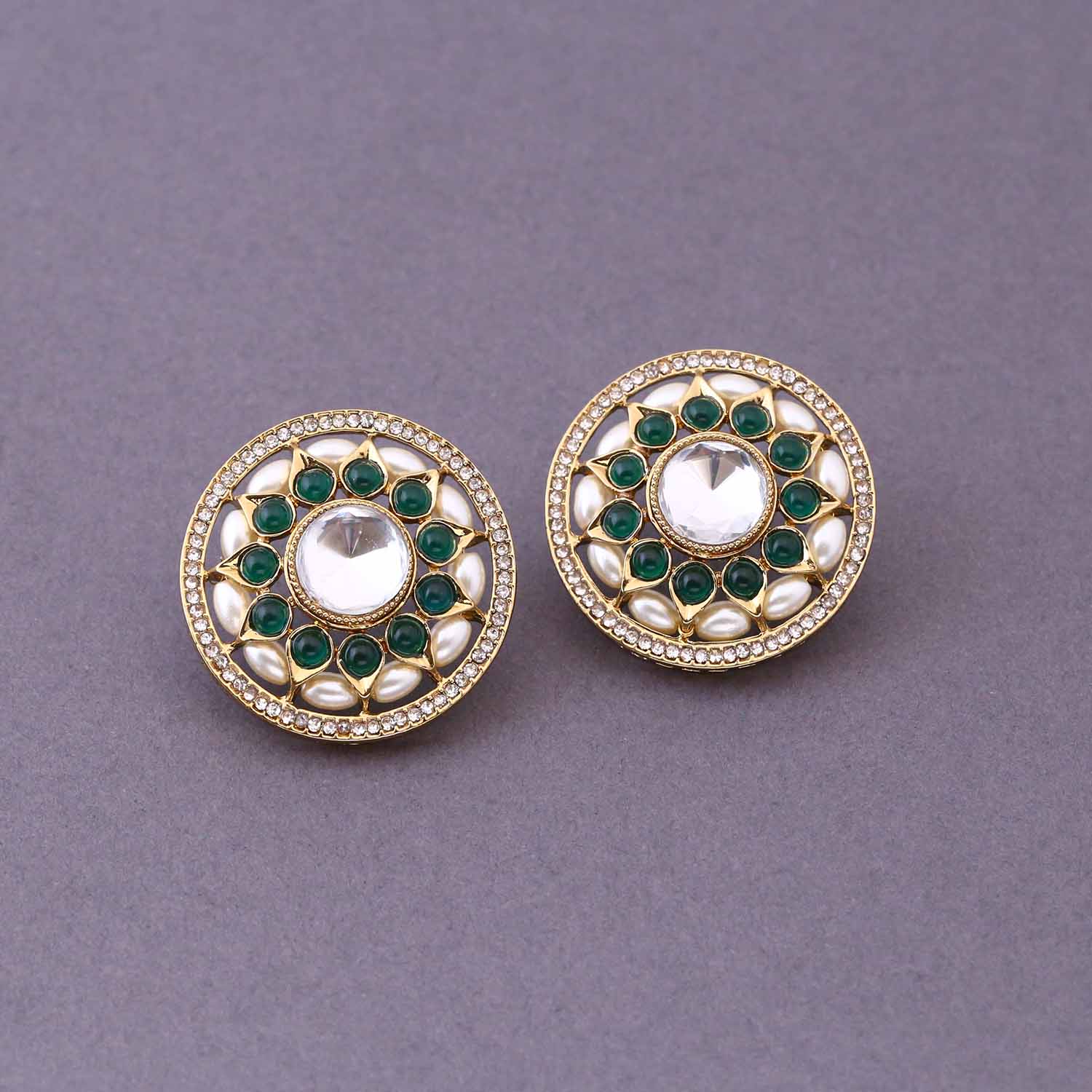 Emerald Antani Studs - Image 3