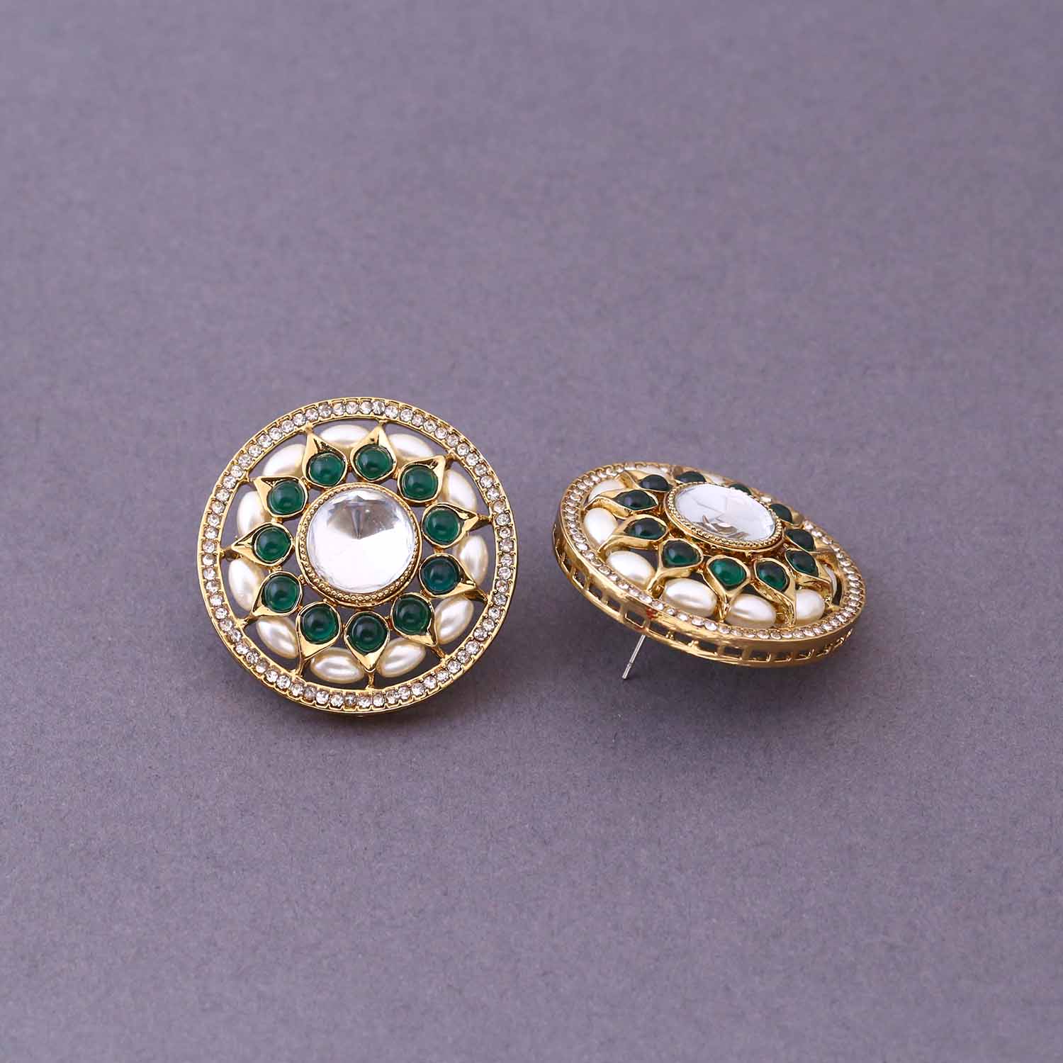 Emerald Antani Studs - Image 4