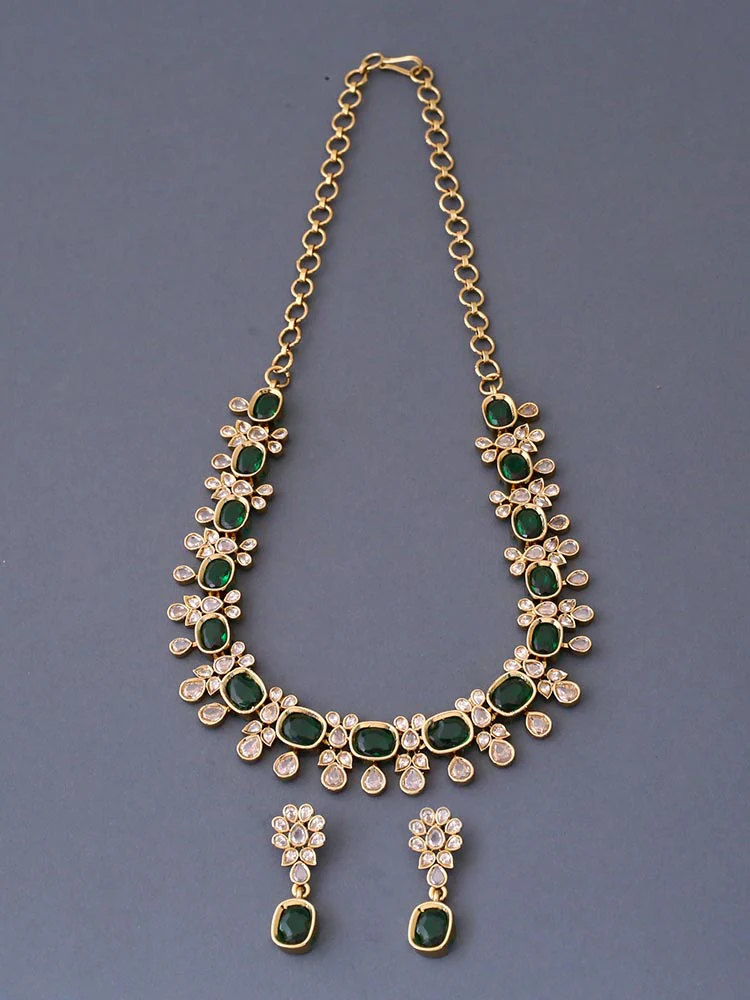 Emerald Ariane Victorian Jewellery Set - New Arrival - Image 3