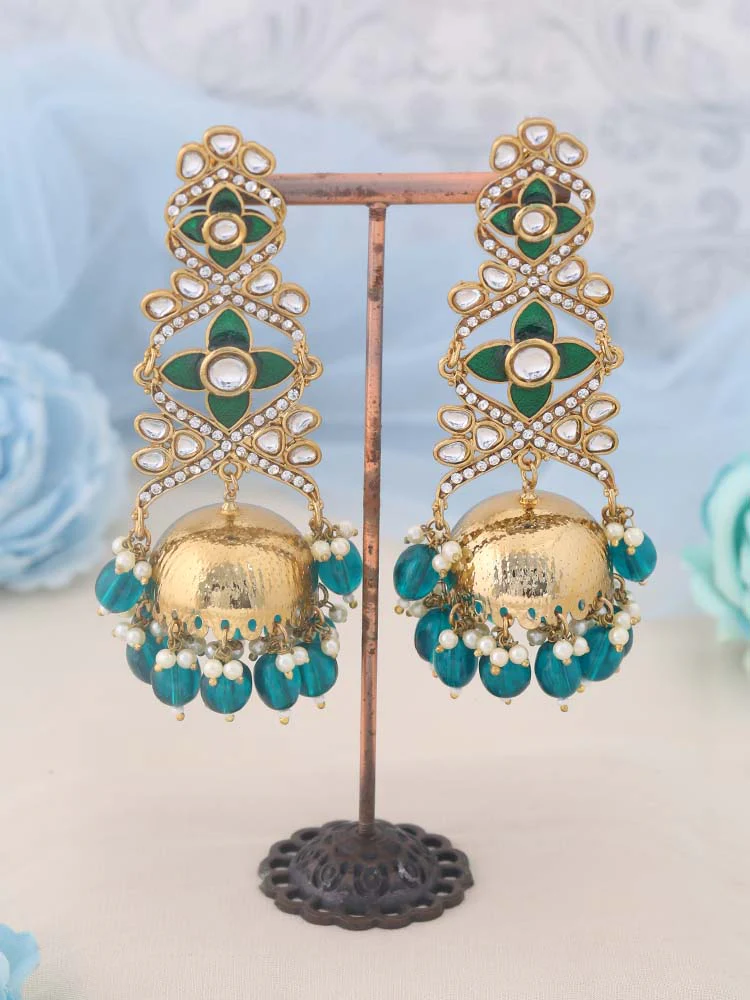 Emerald Ashwini Jhumkis - EOSS