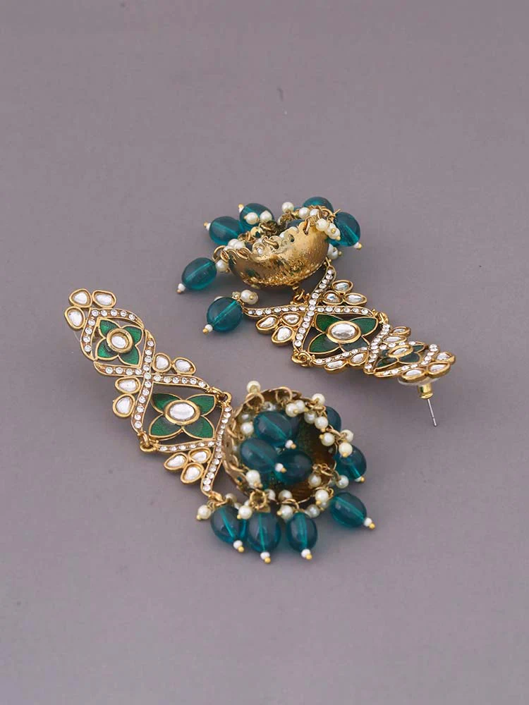 Emerald Ashwini Jhumkis - EOSS - Image 3