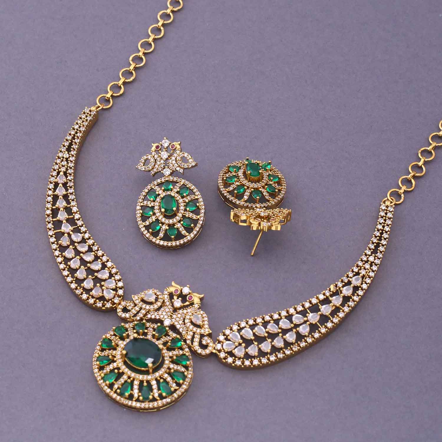 Emerald Avice Hasli Victorian Jewellery Set - New Arrival - Image 5