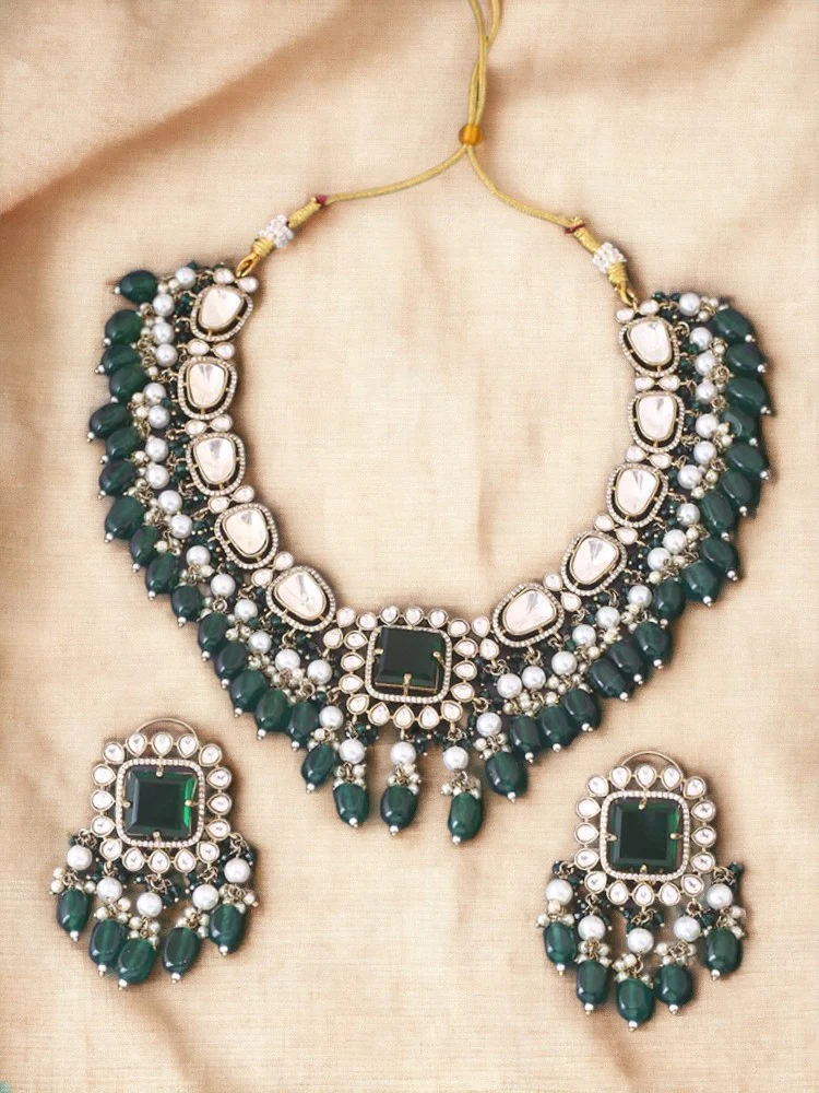Emerald Benri Zirconia Jewellery Set - Image 2