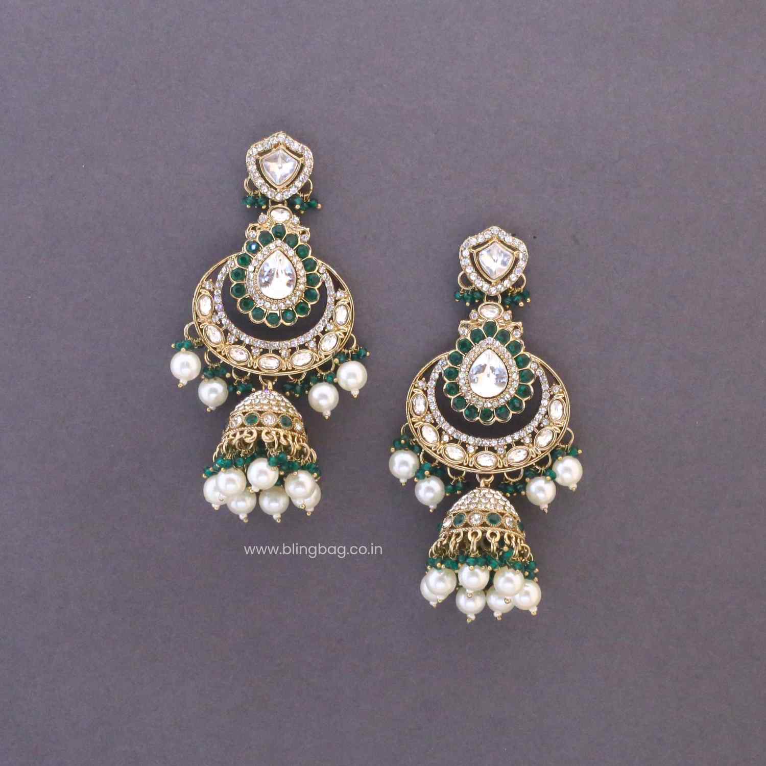 Emerald Calvin Bridal Jewellery Set - Image 5