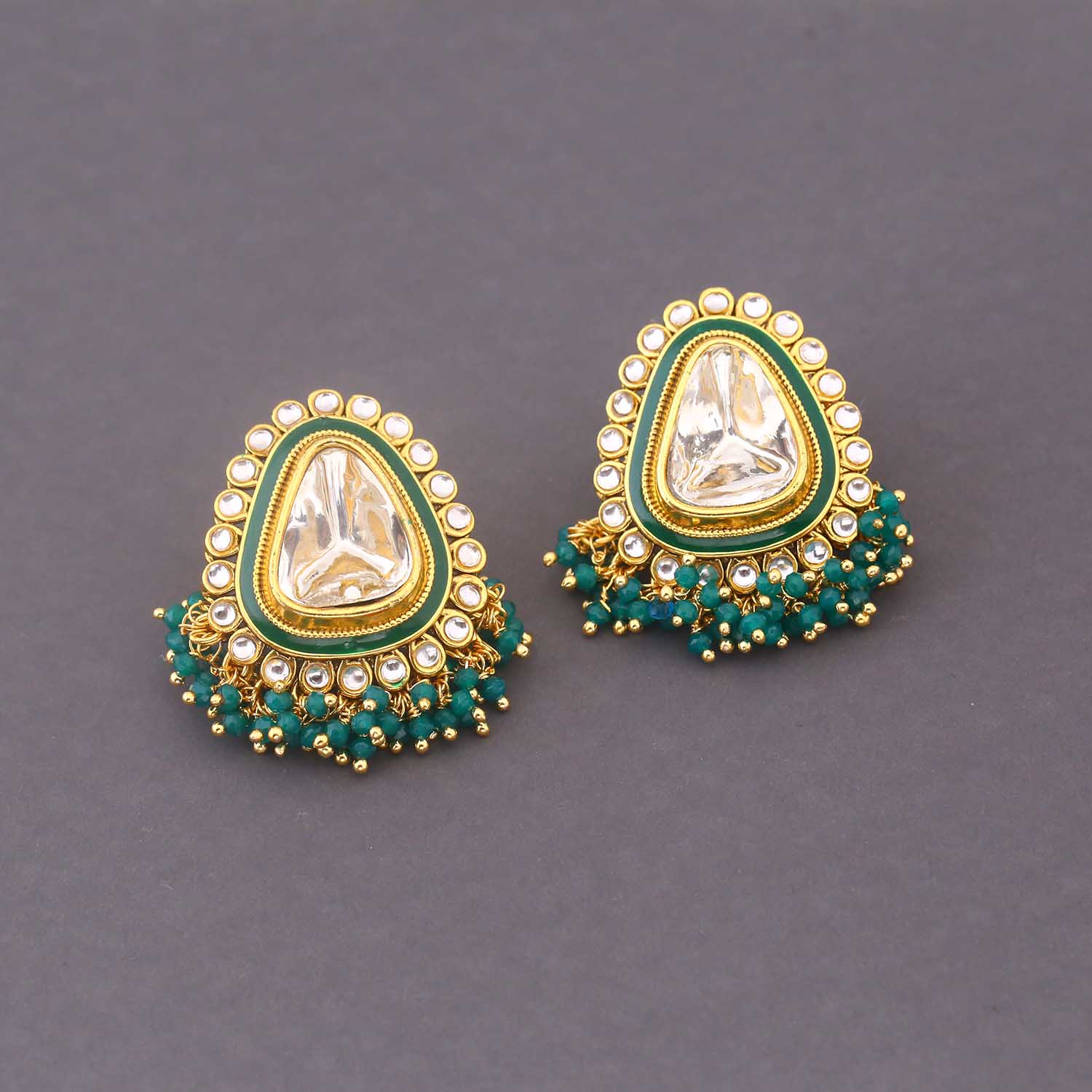 Emerald Charika Studs - Image 3