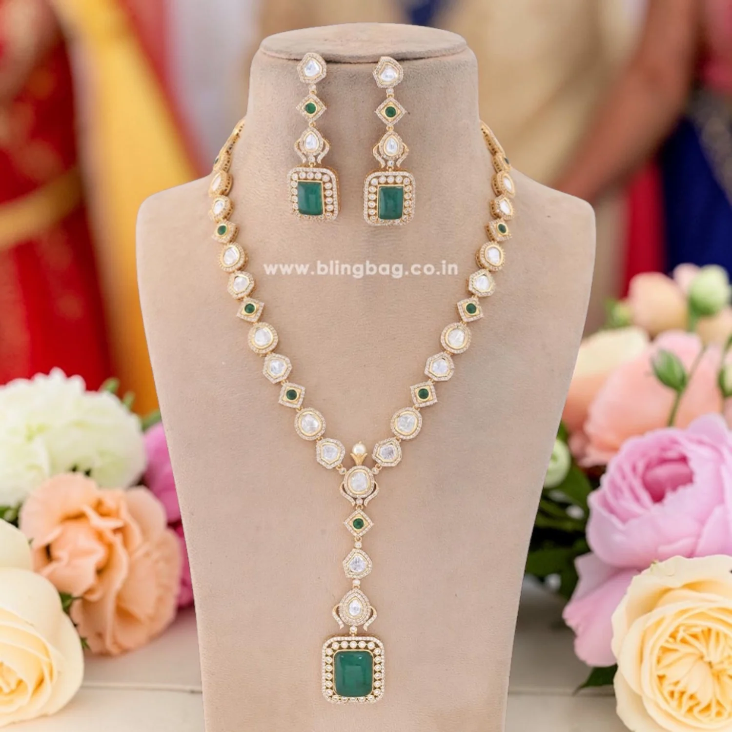 Emerald Cosette Zirconia Jewellery Set - Image 3