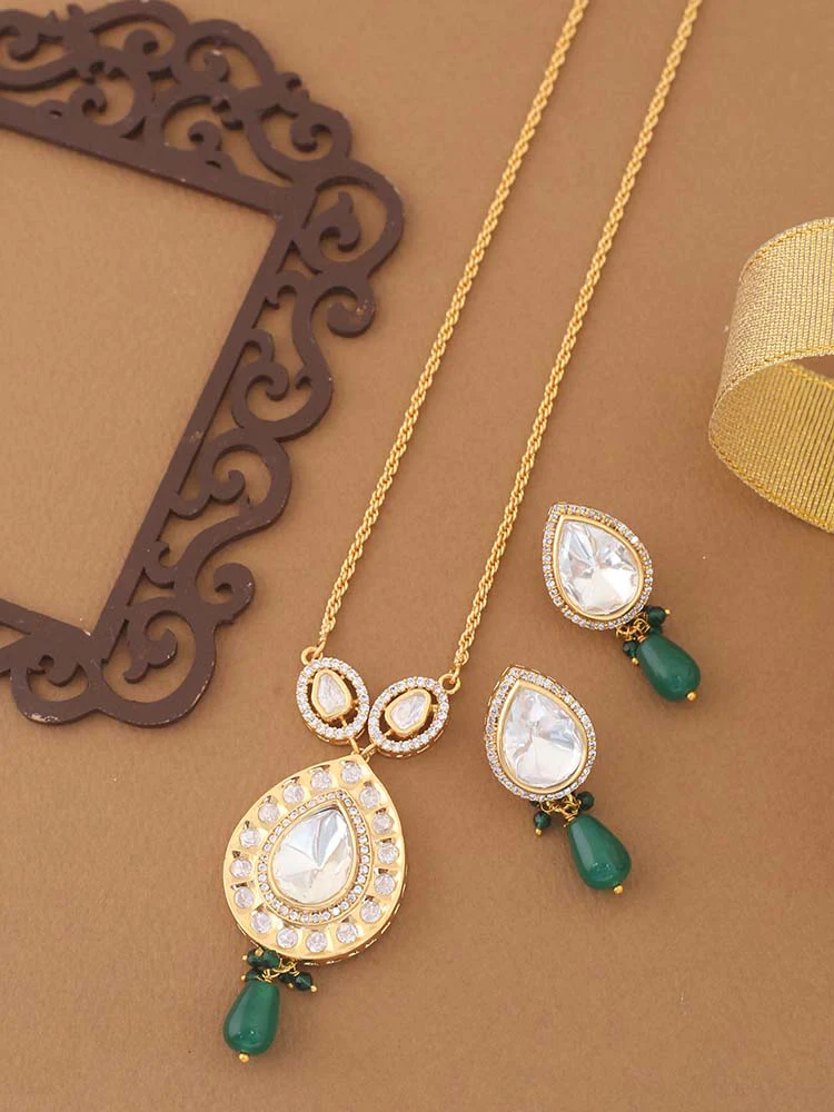 Emerald Dalilah Pendant Set - EOSS - Image 3