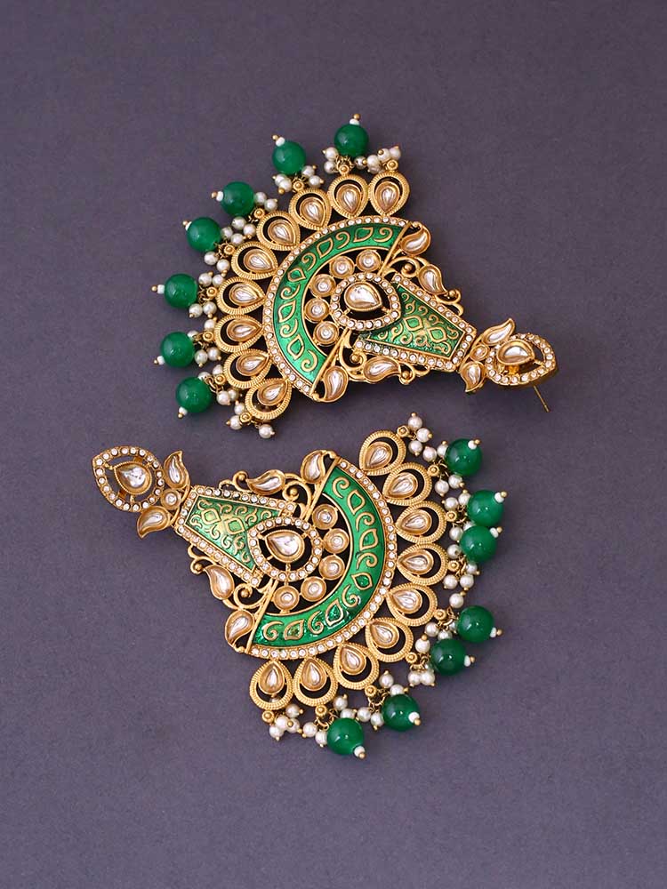 Emerald Dhanshree Chandbalis - Image 4