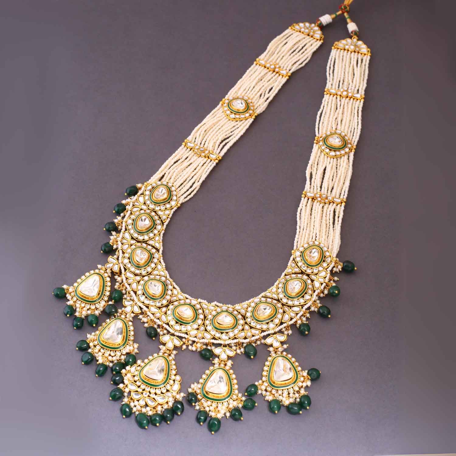 Emerald Dhanuna Bridal Jewellery Set - Image 6