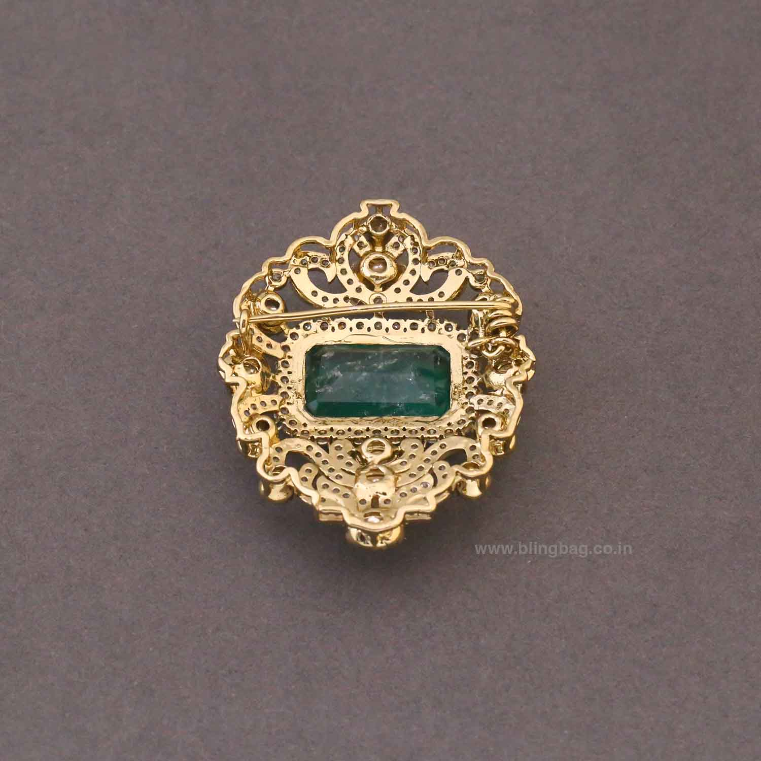 Emerald Empress Brooch - Image 5