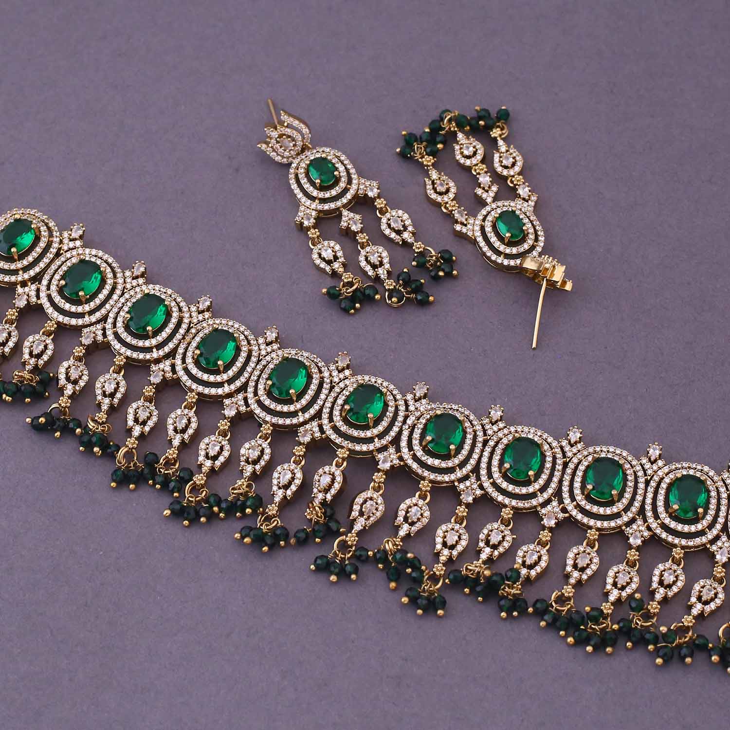 Emerald Ethan Victorian Jewellery Set- New Arrival - Image 6