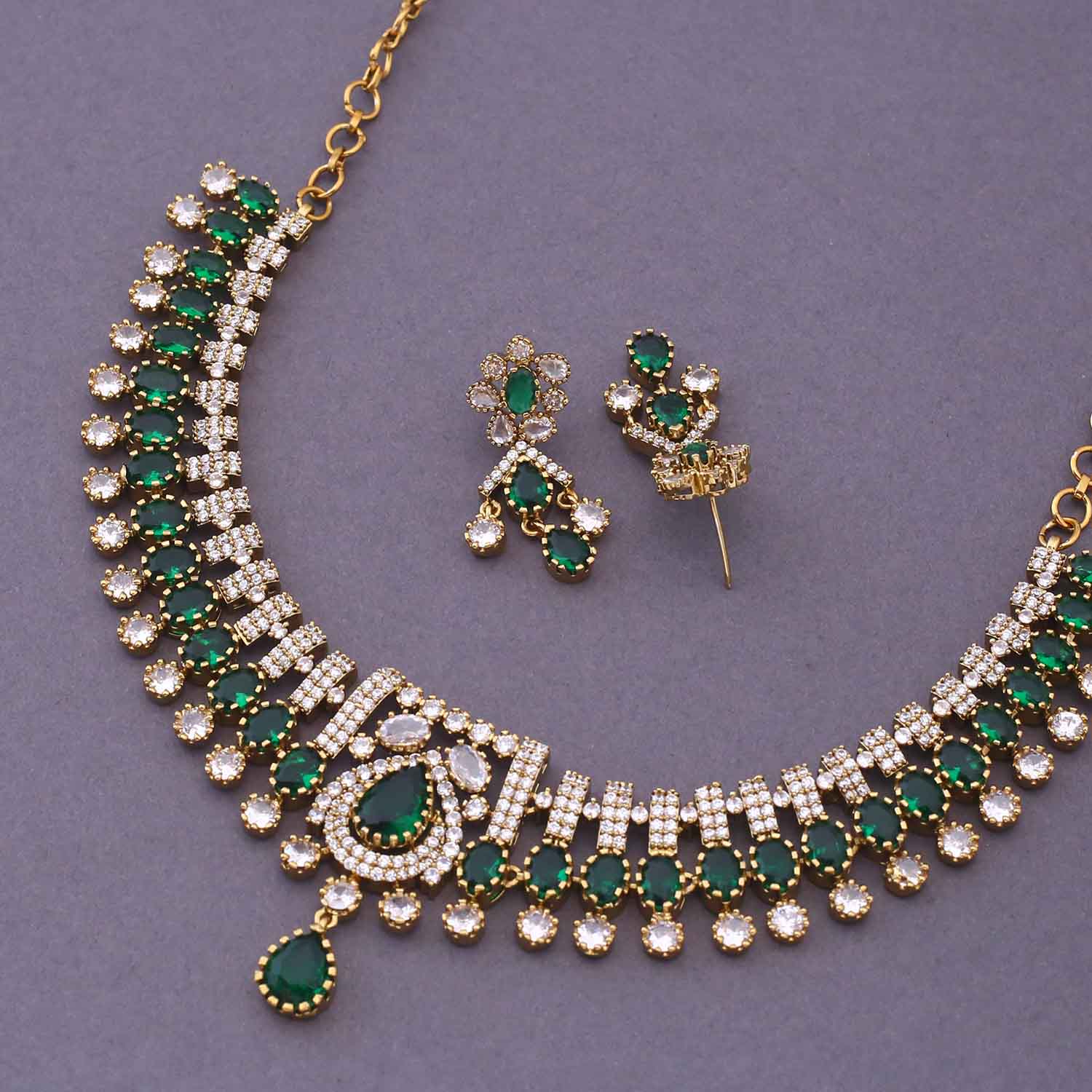 Emerald Florine Hasli Victorian Jewellery Set - New Arrival - Image 5