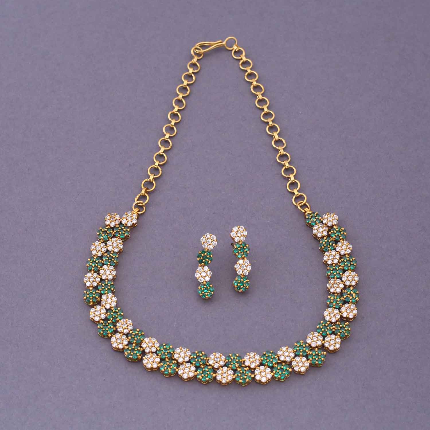 Emerald Florrie Victorian Jewellery Set - New Arrival - Image 3