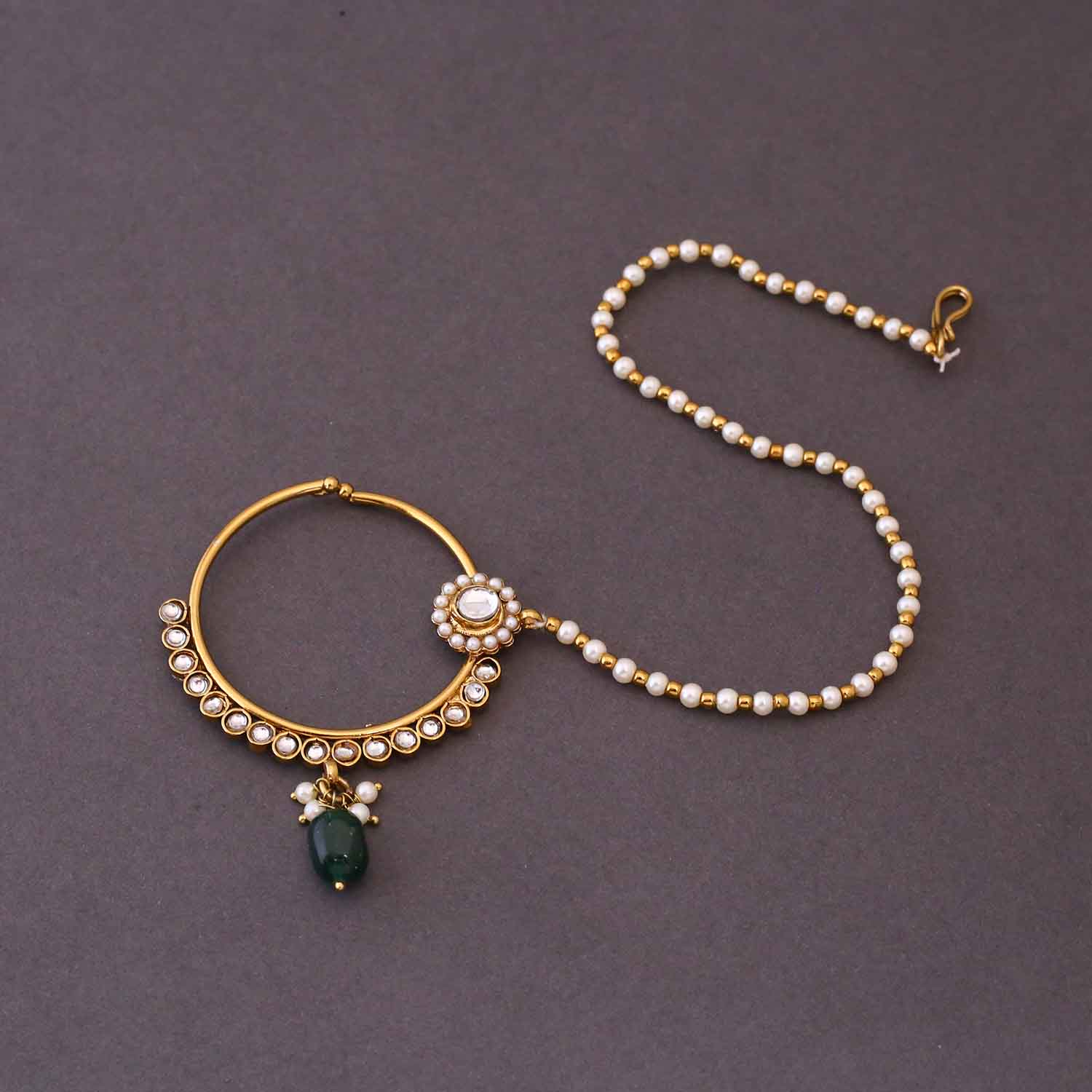 Emerald Gaurika Bridal Jewellery Set - Image 10