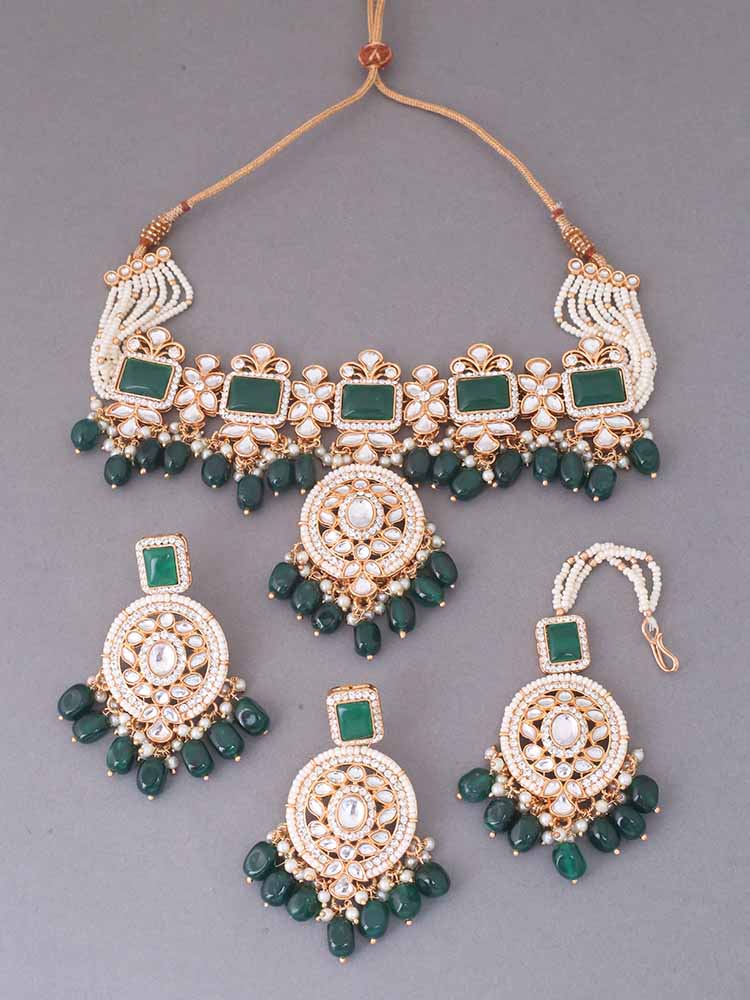 Emerald Gitali Jewellery Set - Image 4