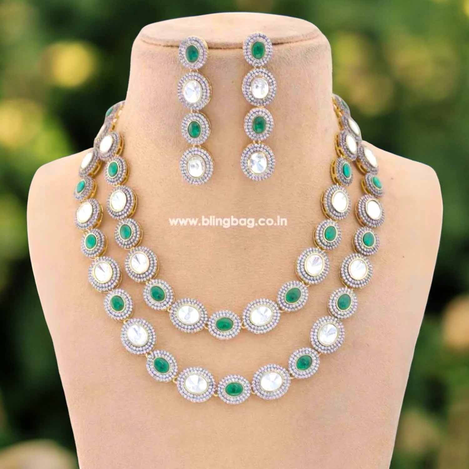 Emerald Hattie Zirconia Jewellery Set - EOSS - Image 3