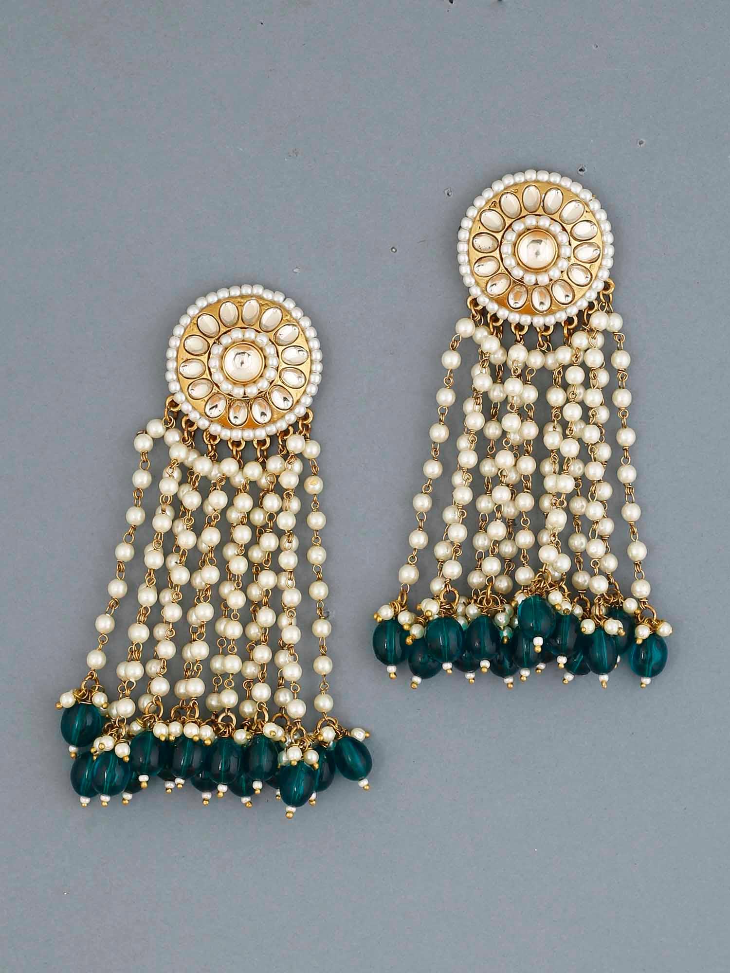 Emerald Heer Tassel Earrings - Image 3