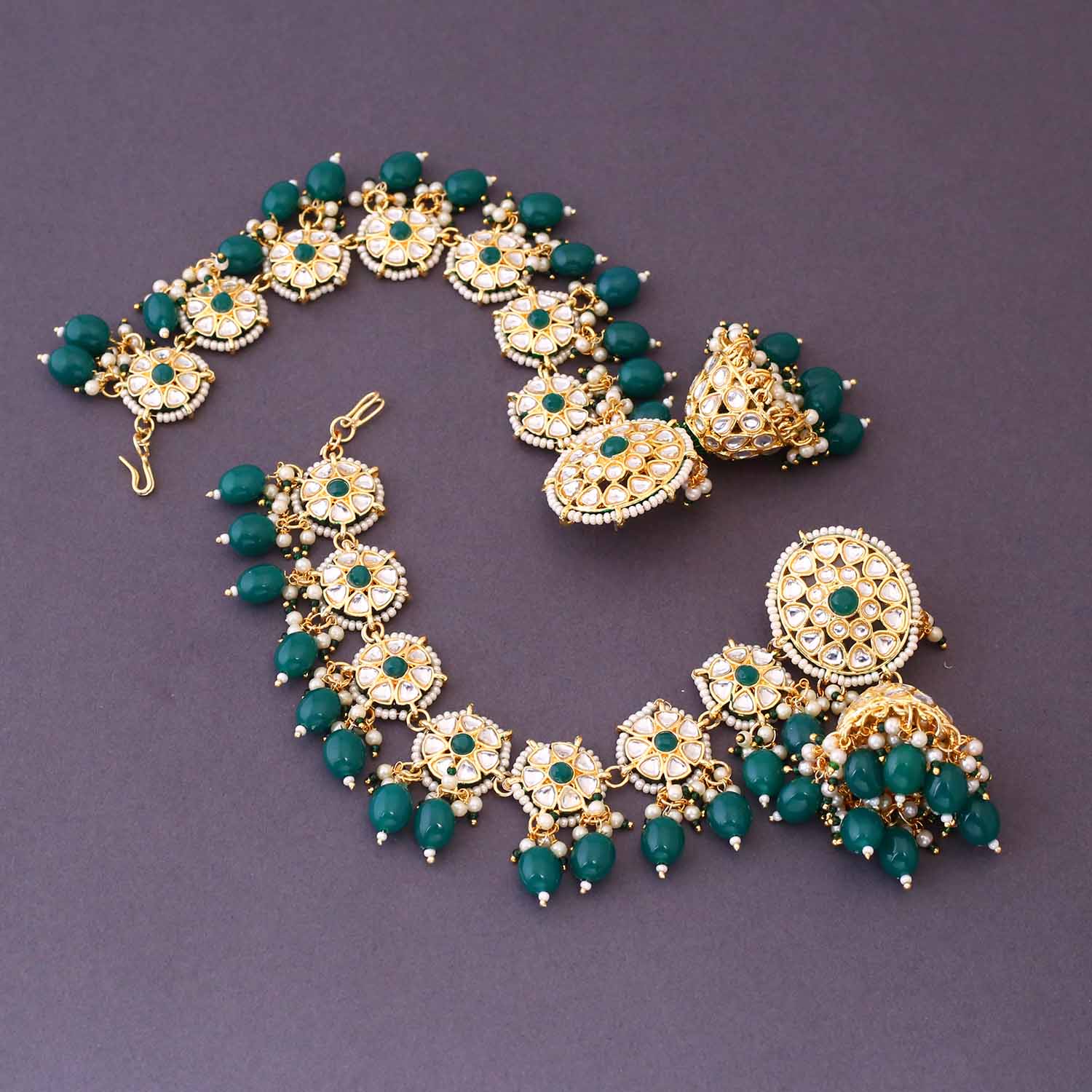 Emerald Hirani Sahara Jhumkis - Image 3