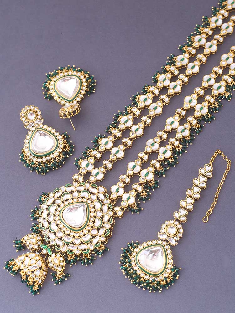 Emerald Kalpana Jewellery Set - Image 4