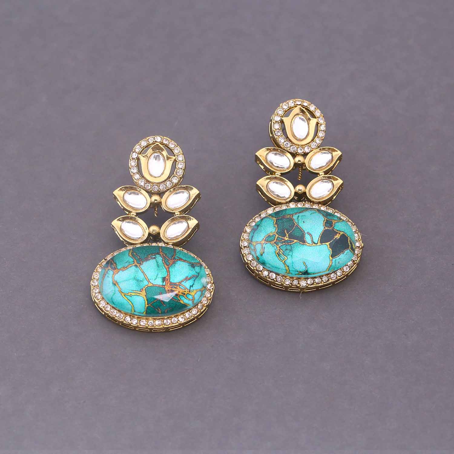 Emerald Kanchali Danglers - Image 2