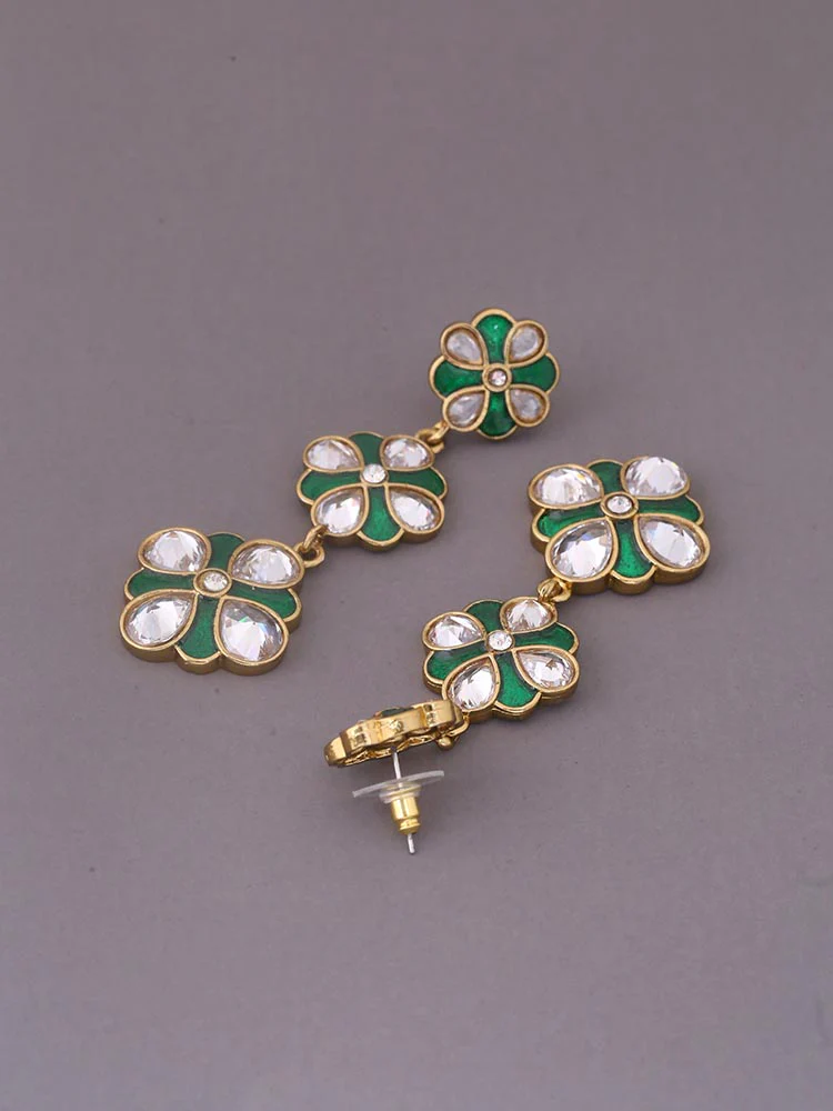 Emerald Kanish Danglers - EOSS - Image 3