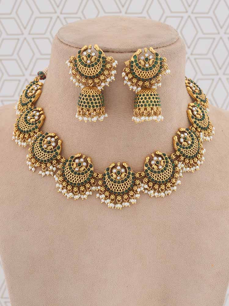 Emerald Laban Jewellery Set