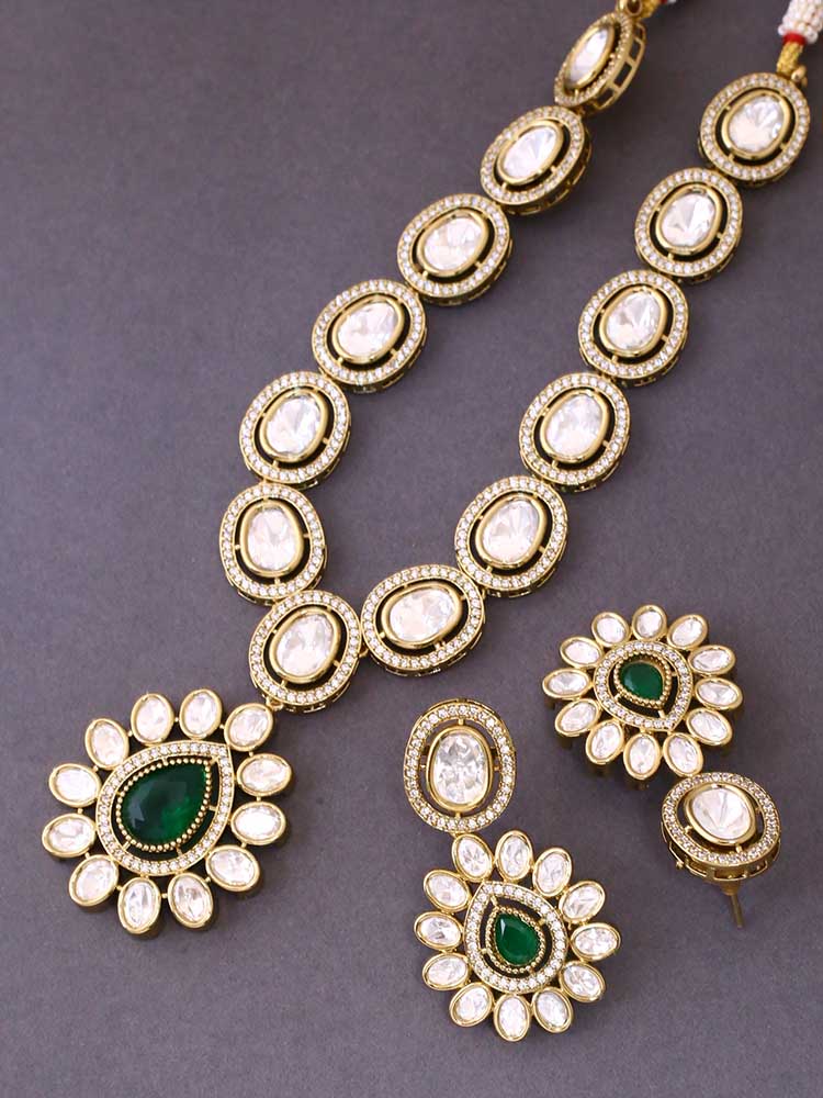 Emerald Lainey Victorian Jewellery Set - New Arrival - Image 4