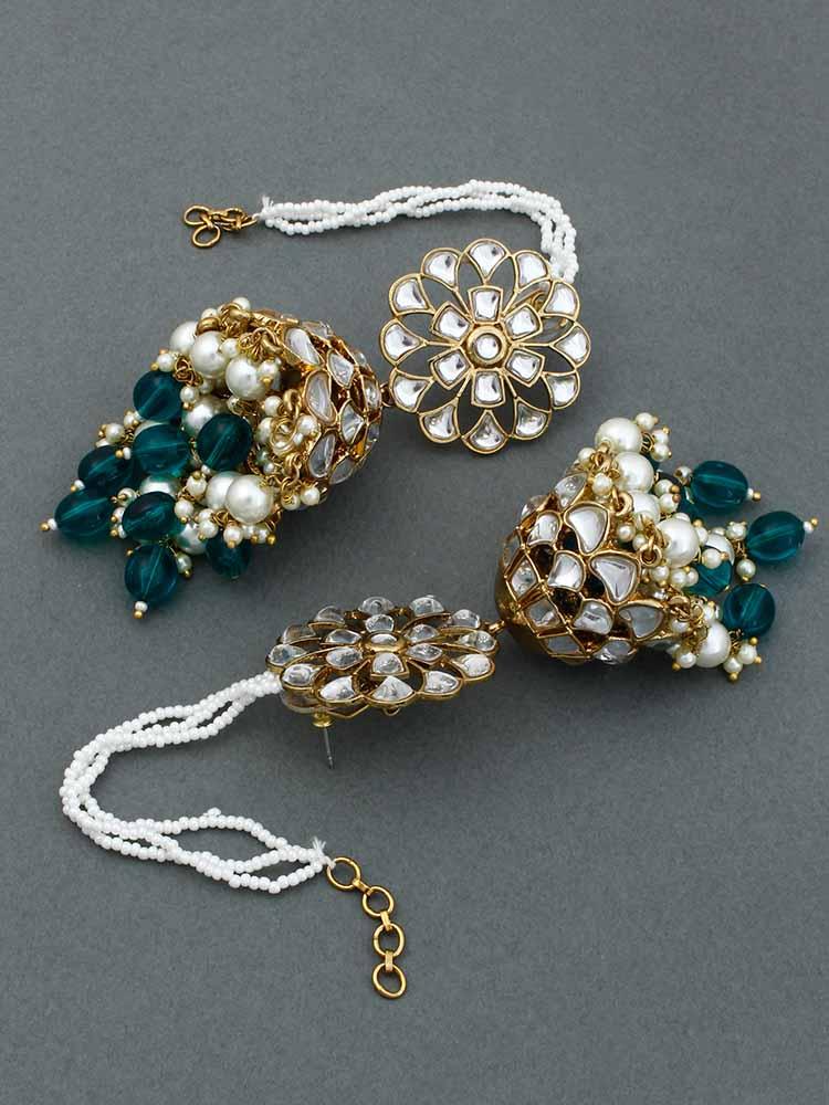Emerald Malka Sahara Jhumkis - Image 4