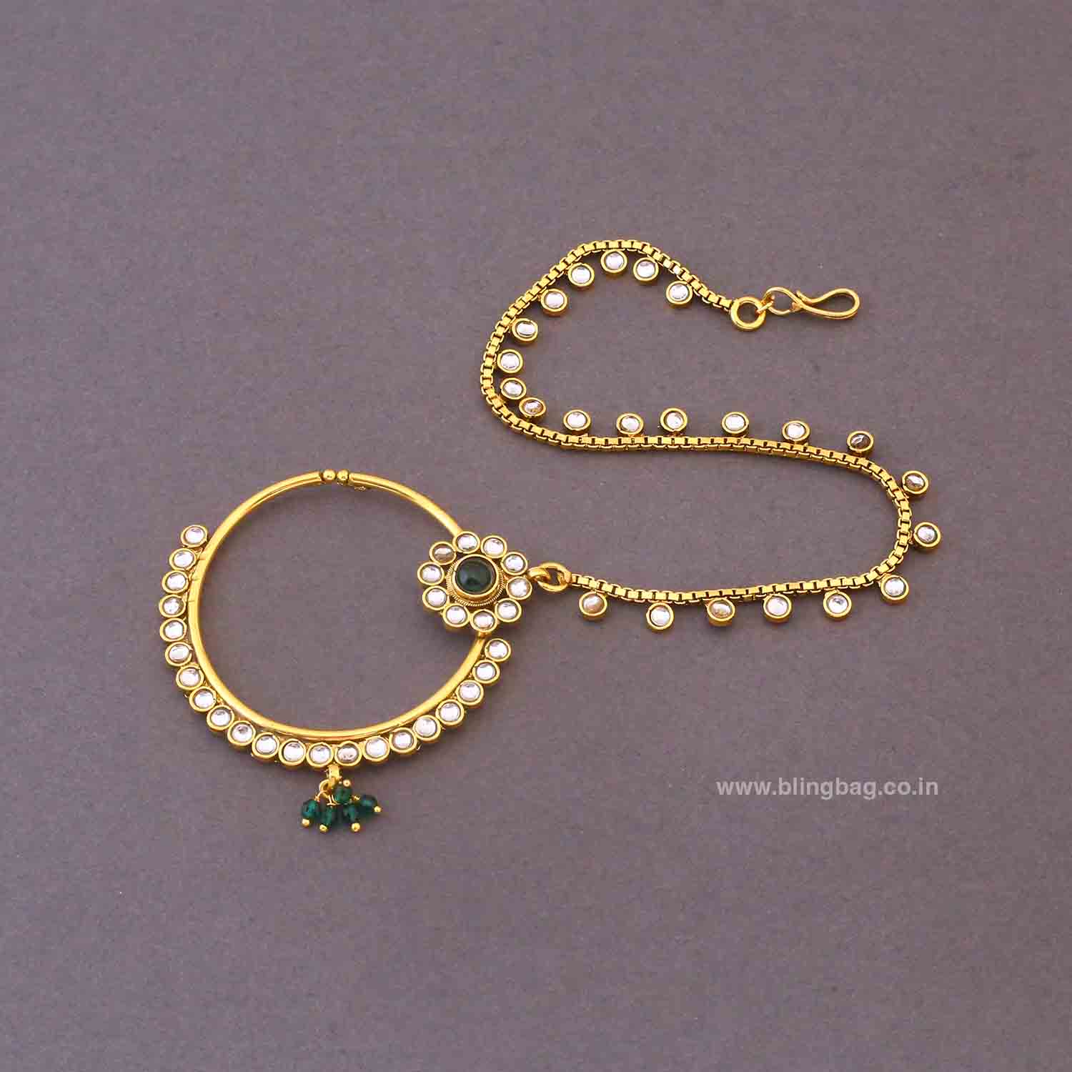 Emerald Mehra Bridal Jewellery Set - Image 9