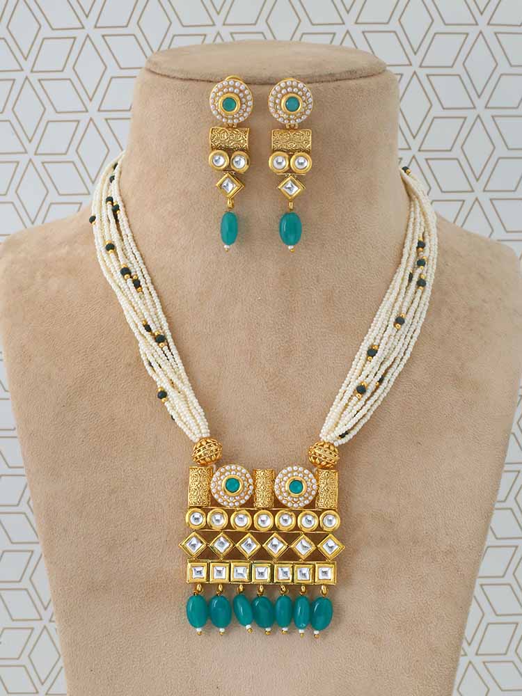 Jade Mekhala Jewellery Set - Image 2
