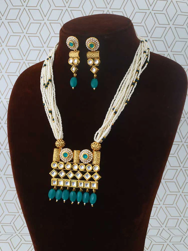 Jade Mekhala Jewellery Set - Image 3