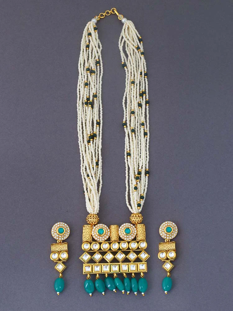 Jade Mekhala Jewellery Set - Image 4