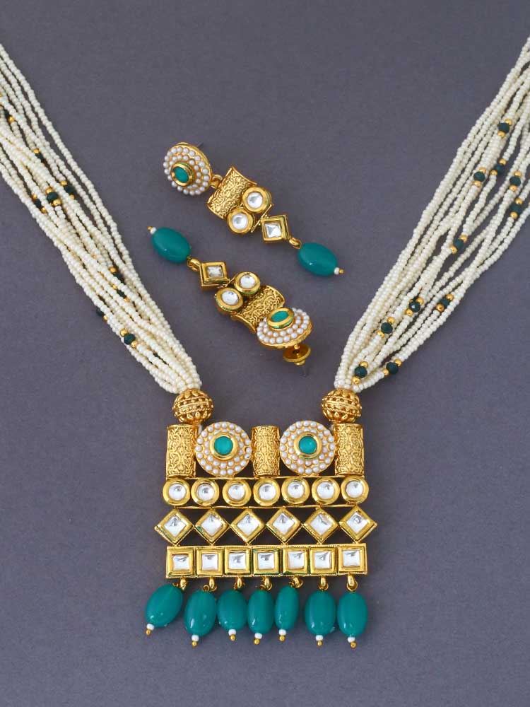 Jade Mekhala Jewellery Set - Image 5
