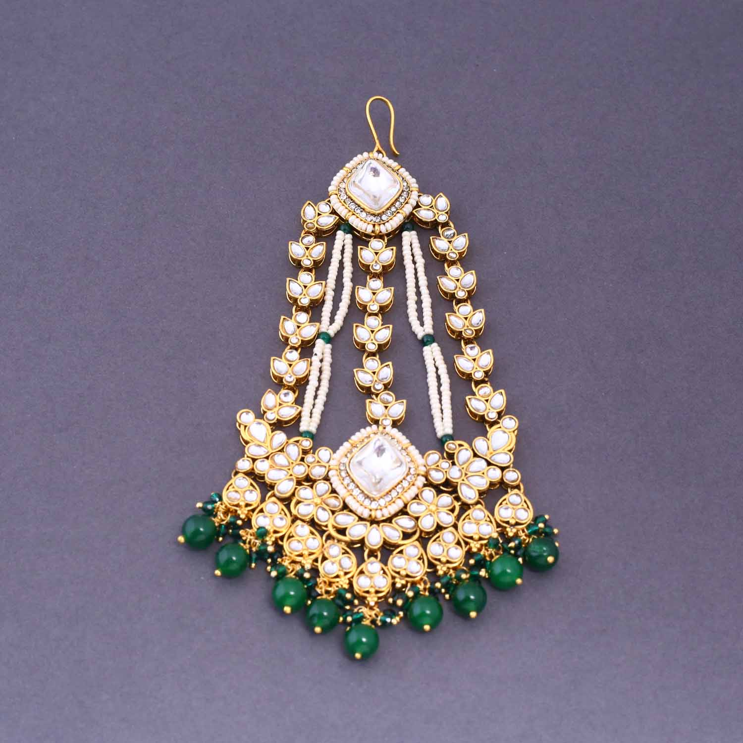 Emerald Nadiya Bridal Jewellery Set - Image 10