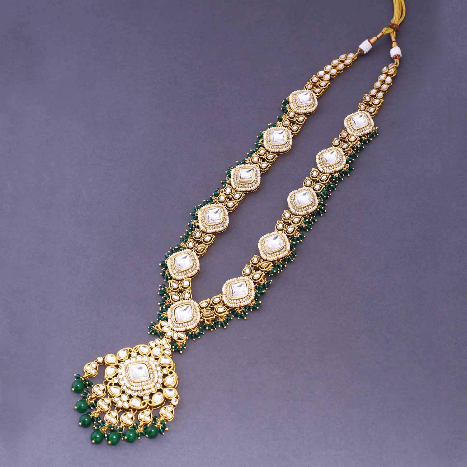 Emerald Nadiya Bridal Jewellery Set - Image 5