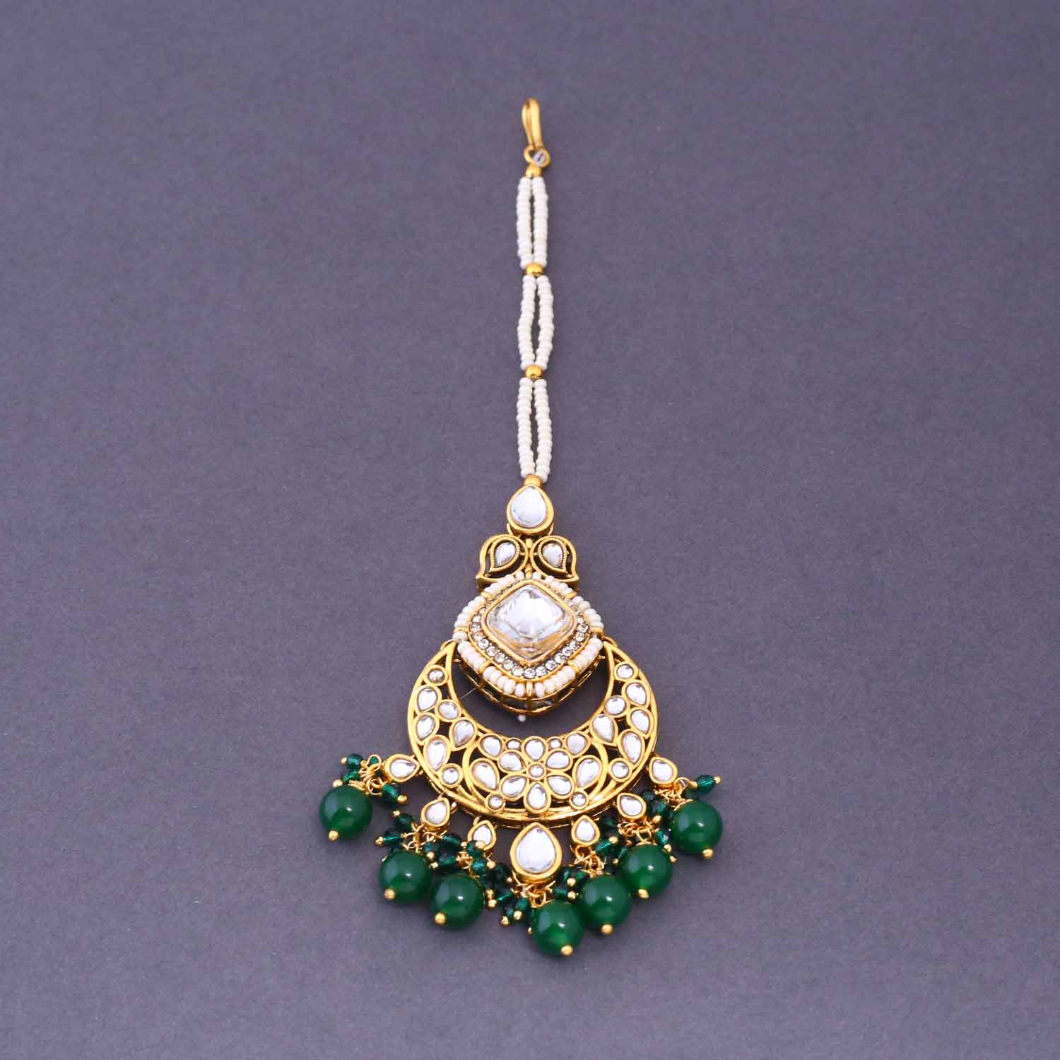 Emerald Nadiya Bridal Jewellery Set - Image 8
