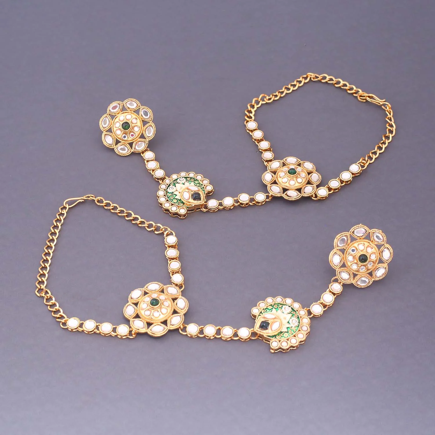 Emerald Neerja Bridal Jewellery Set - Image 7