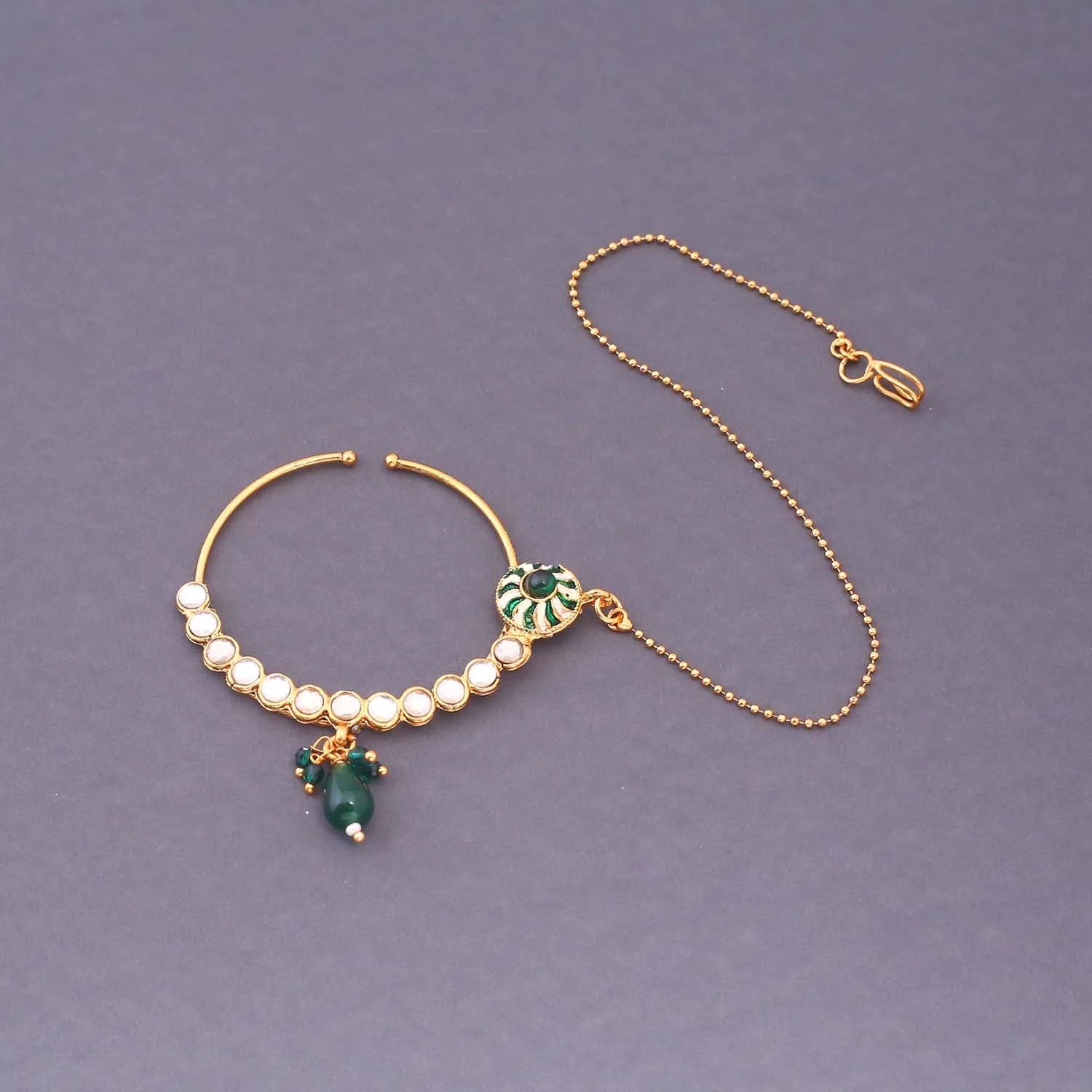 Emerald Neerja Bridal Jewellery Set - Image 8
