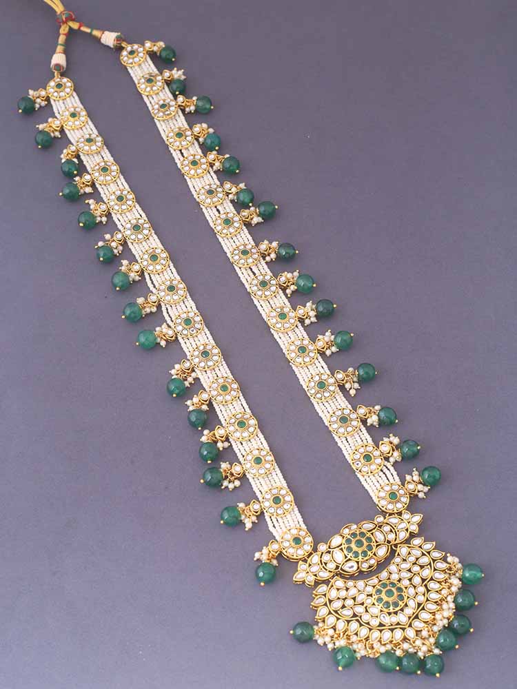 Emerald Niranjana Bridal Jewellery Set - Image 4