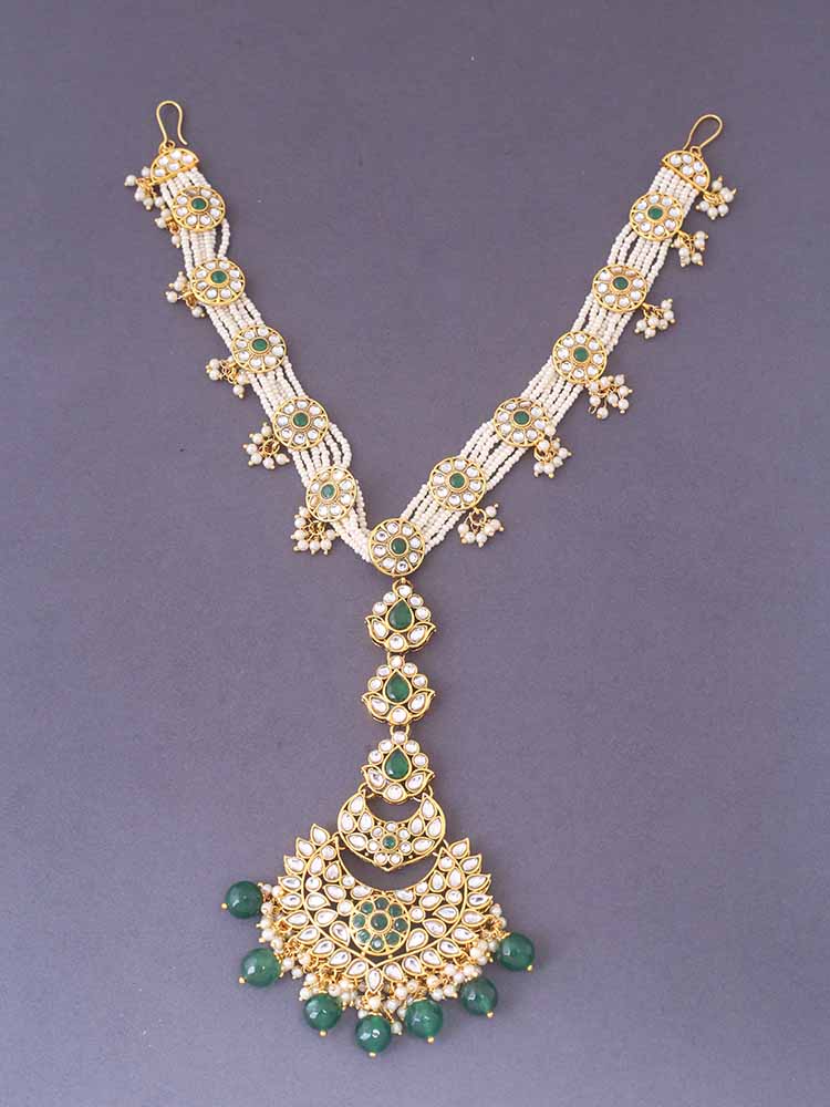Emerald Niranjana Bridal Jewellery Set - Image 5