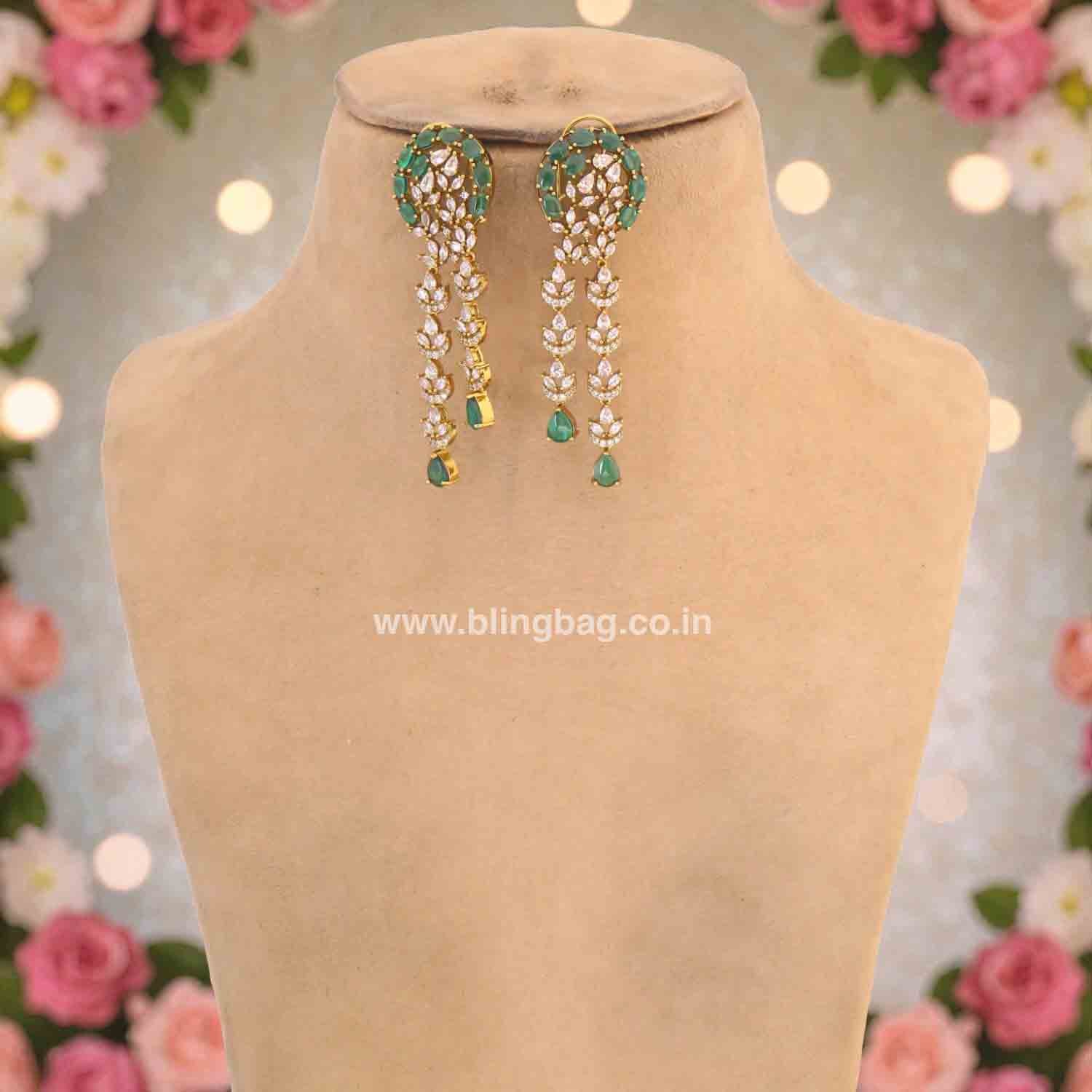 Emerald Norabeth Hasli Victorian Jewellery Set - Image 4