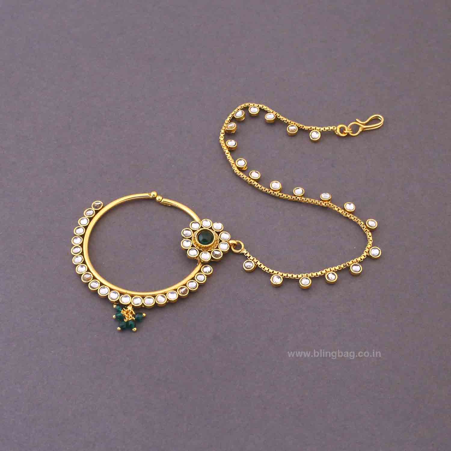Emerald Opalina Bridal Jewellery Set - Image 10