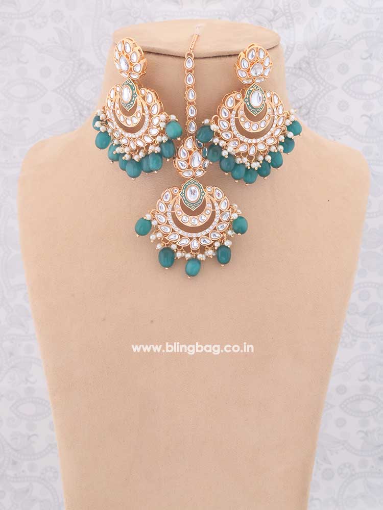 Emerald Panjurli Jewellery Set - Image 3