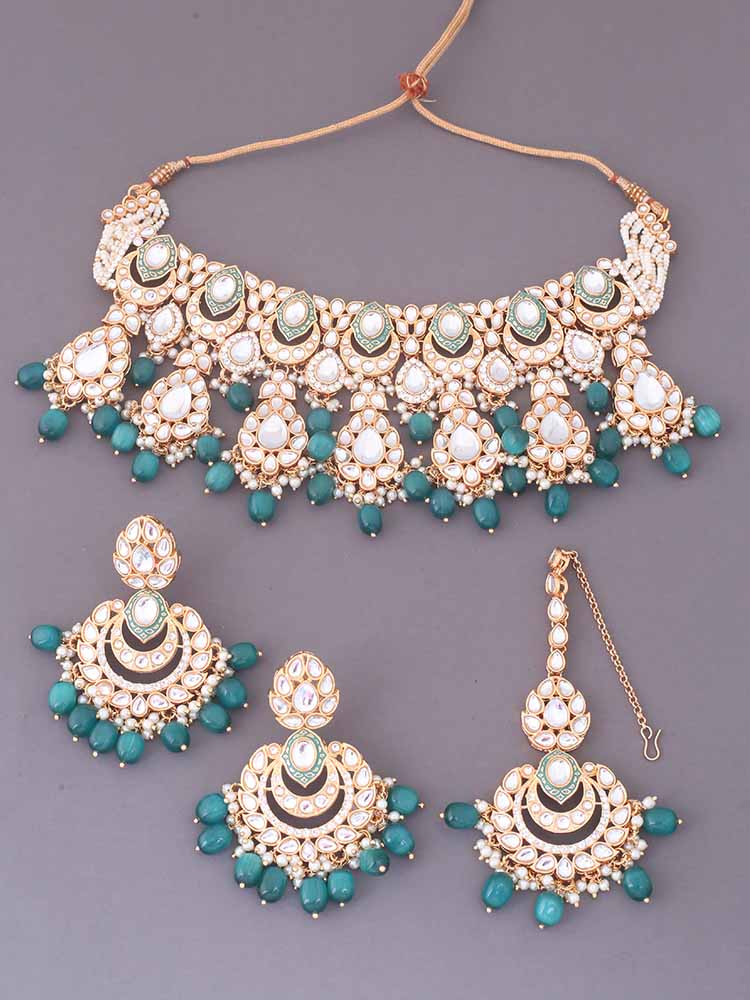 Emerald Panjurli Jewellery Set - Image 4