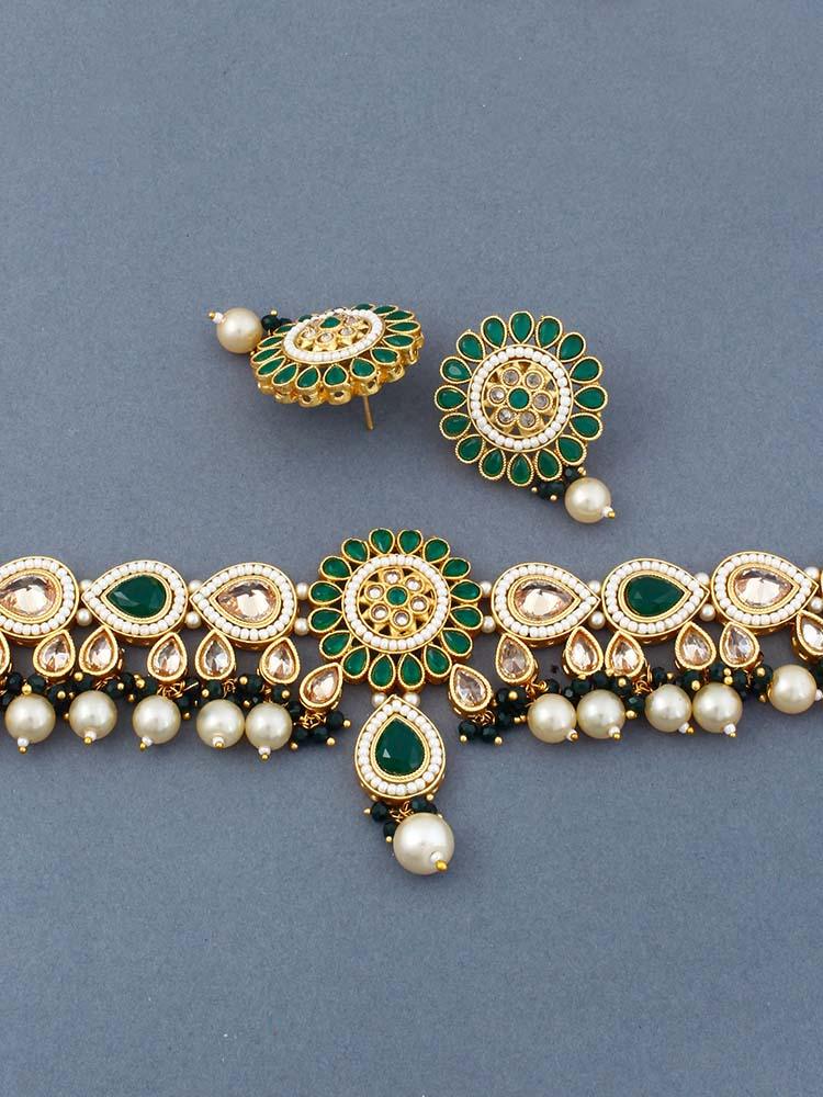 Emerald Preet Jewellery Set - Image 4